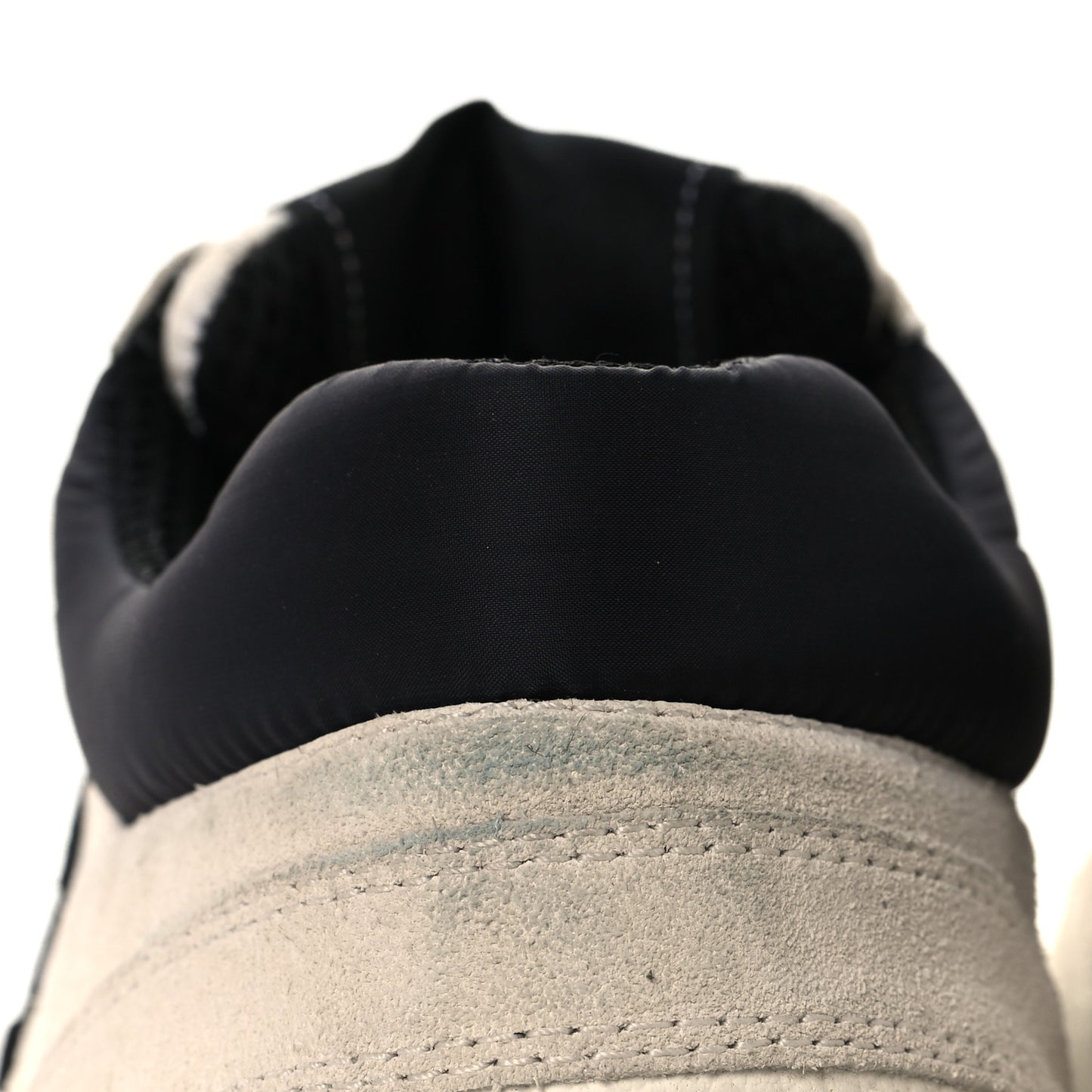 Mesh Suede Calfskin Grained Calfskin Womens CC Sneakers 41 White Black