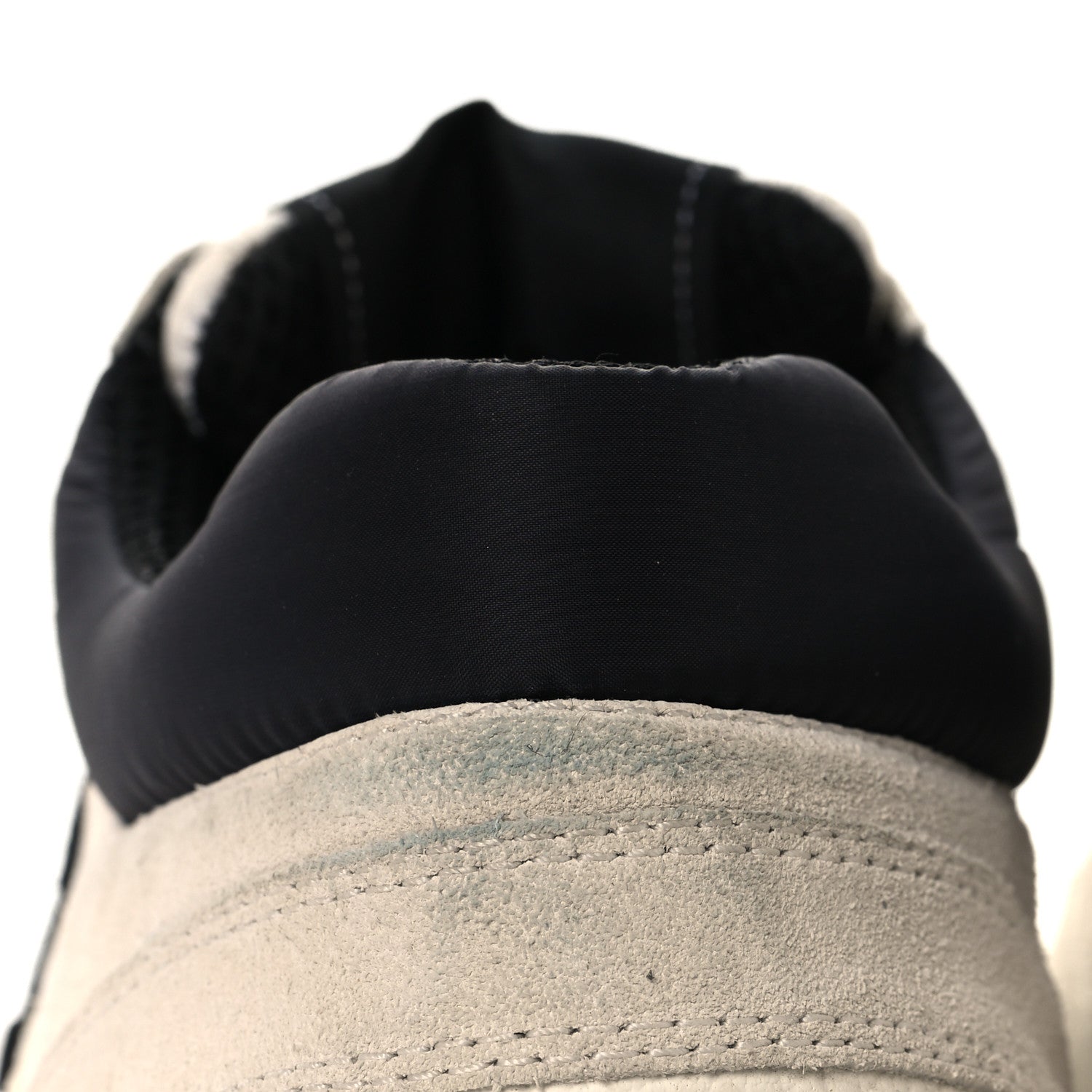 Chanel Mesh Suede Calfskin Grained Calfskin Womens CC Sneakers 41 White Black 6 of 11