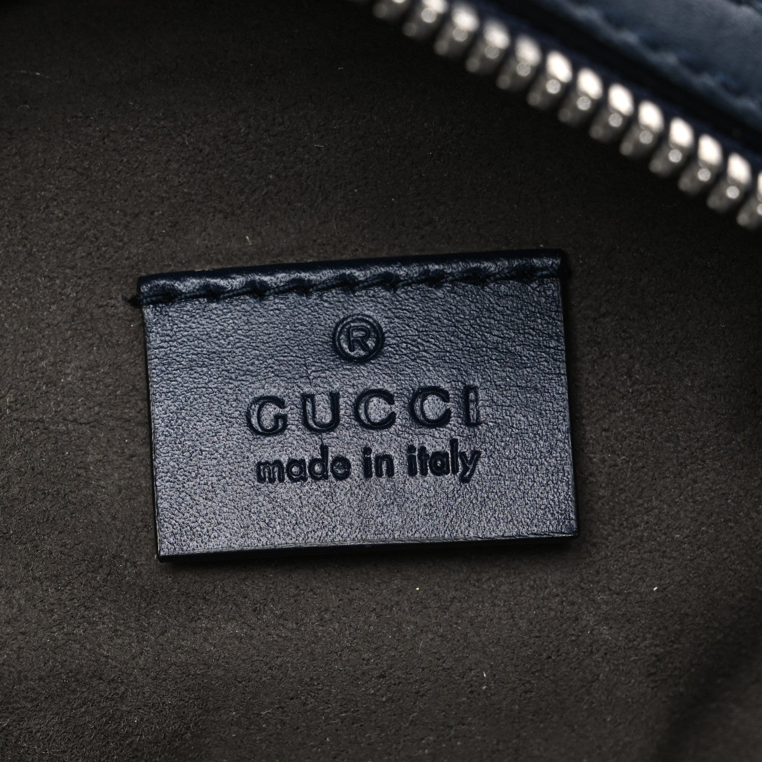Gucci Guccissima Signature Day Backpack Blue 6 of 10