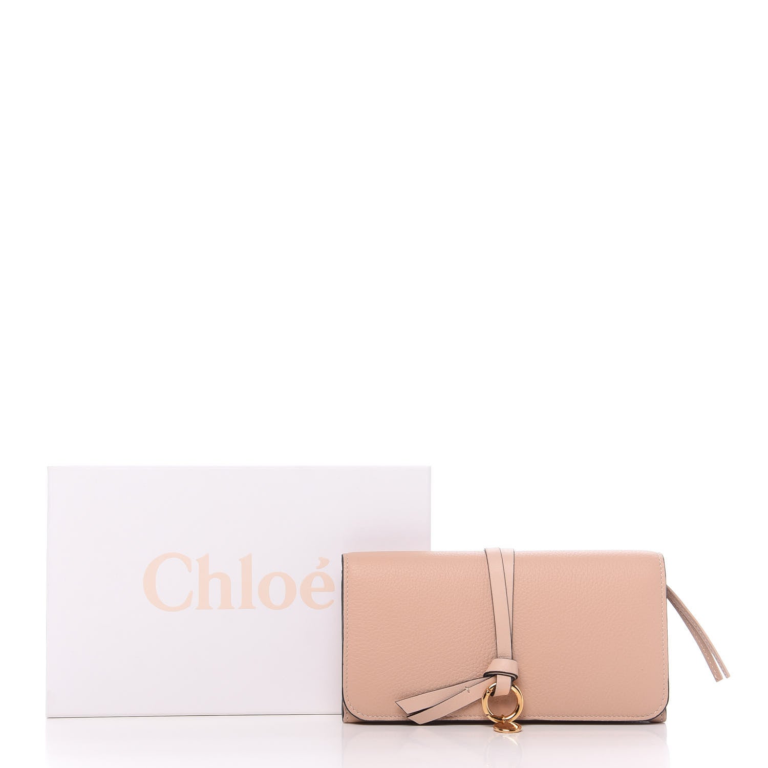 Chloe Calfskin Alphabet Long Wallet Blush Nude 11 of 11