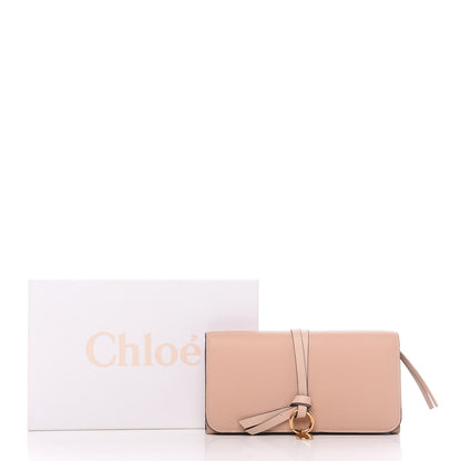 Chloe Calfskin Alphabet Long Wallet Blush Nude 11 of 11