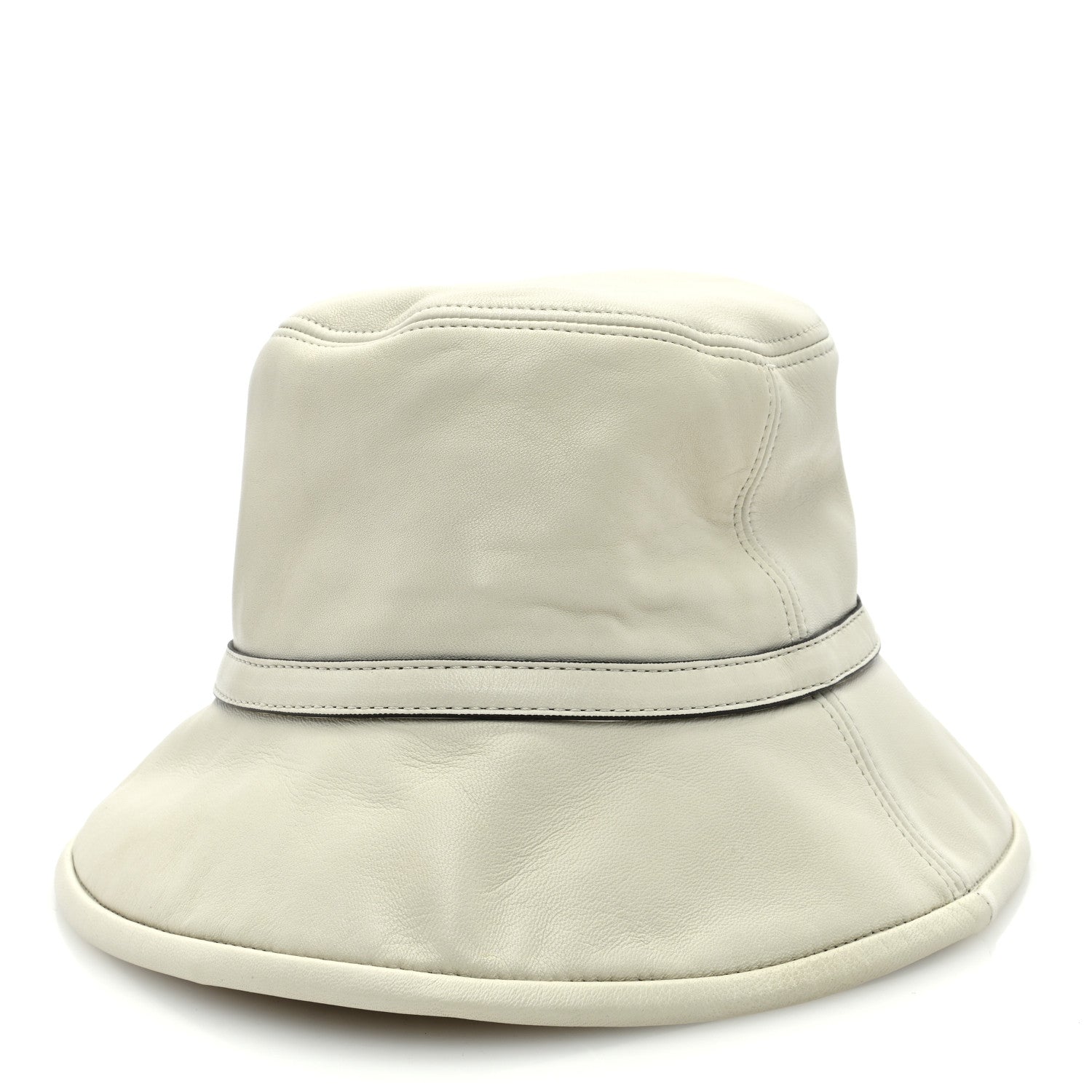 Gucci Crystal Horsebit Bob Mulina Bucket Hat S Antique White 4 of 8