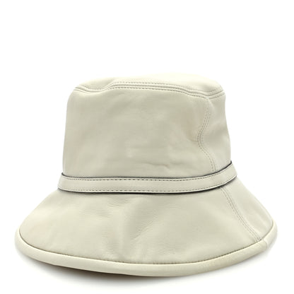 Gucci Crystal Horsebit Bob Mulina Bucket Hat S Antique White 4 of 8
