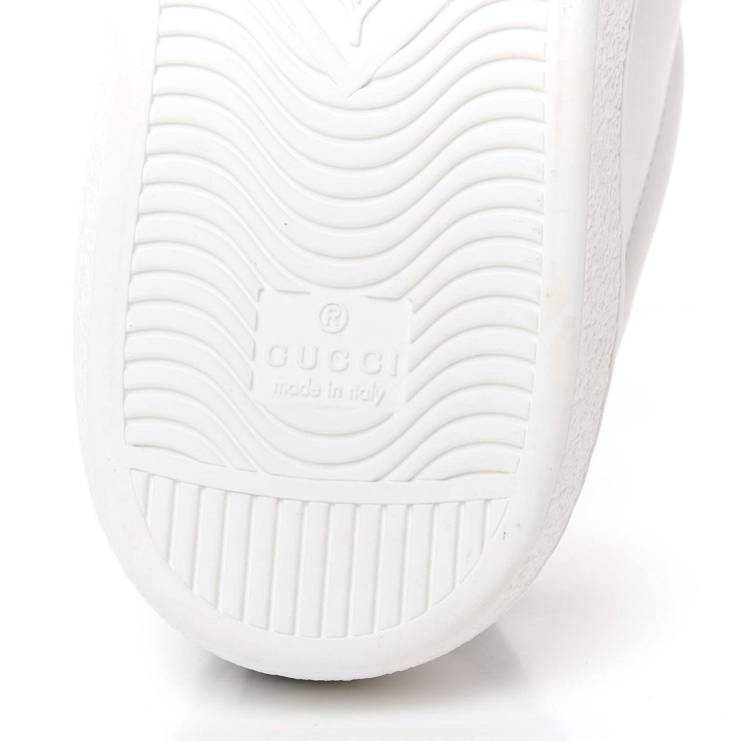 Calfskin Ayers Web UFO Dragon Embroidered Mens Ace Sneakers 8 White