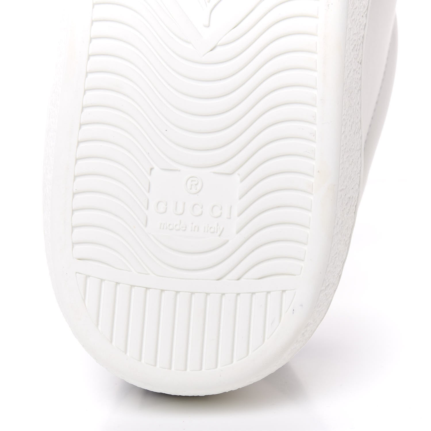 Gucci Calfskin Ayers Web UFO Dragon Embroidered Mens Ace Sneakers 8 White 9 of 11