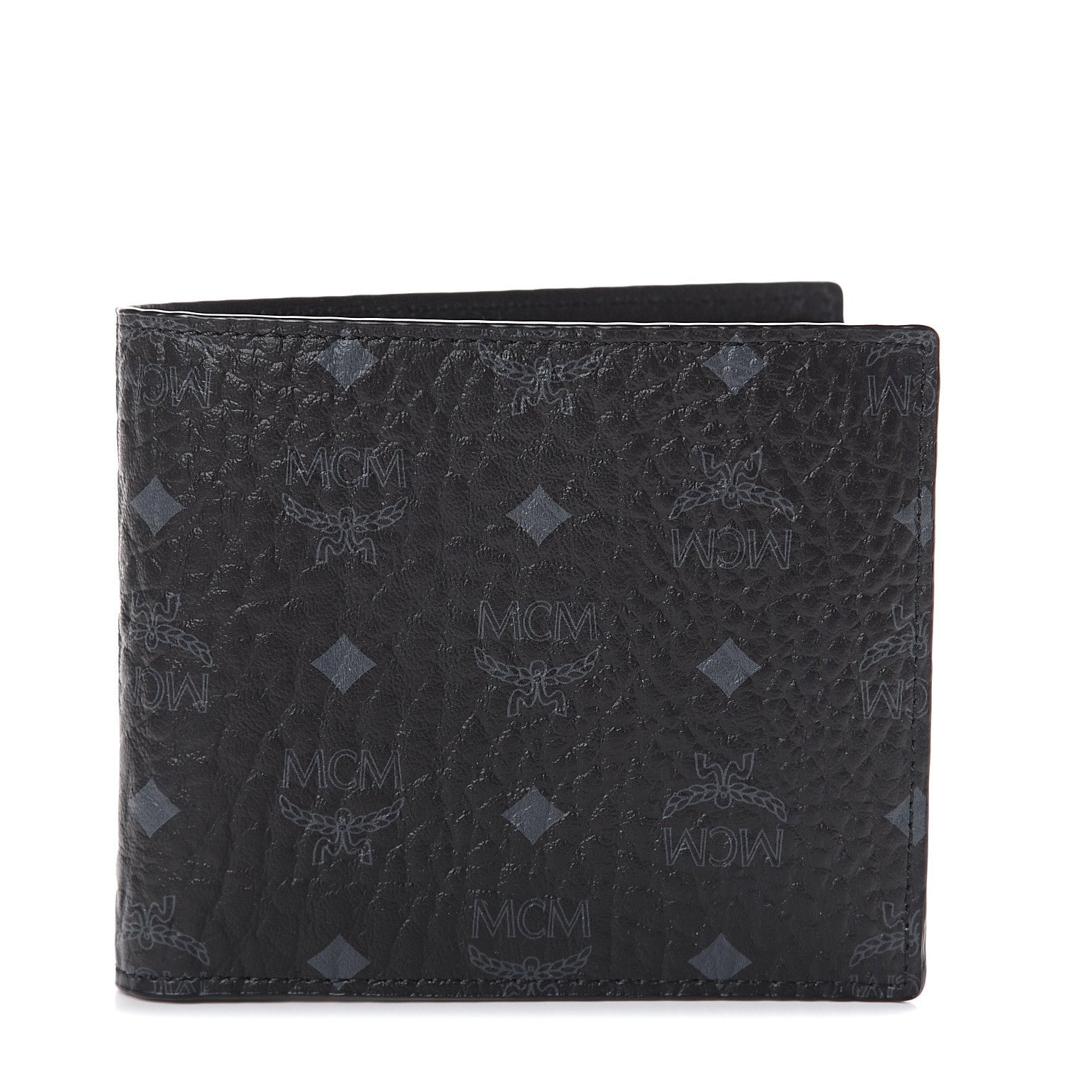 MCM Visetos Bi-Fold Wallet Black 1 of 5