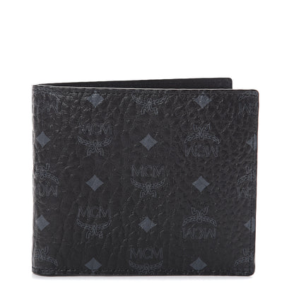 MCM Visetos Bi-Fold Wallet Black 1 of 5
