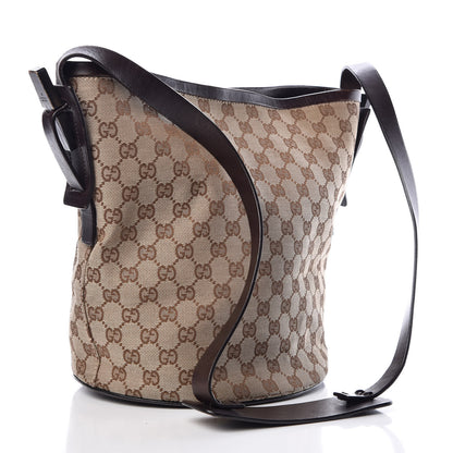 Gucci Monogram Bucket Messenger Dark Brown 3 of 15