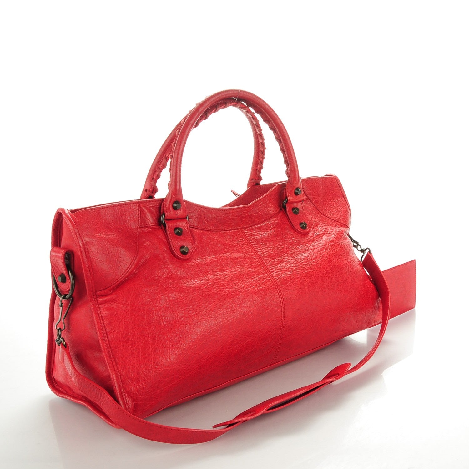 Balenciaga Agneau Classic Hardware Part Time Coquelicot 3 of 8