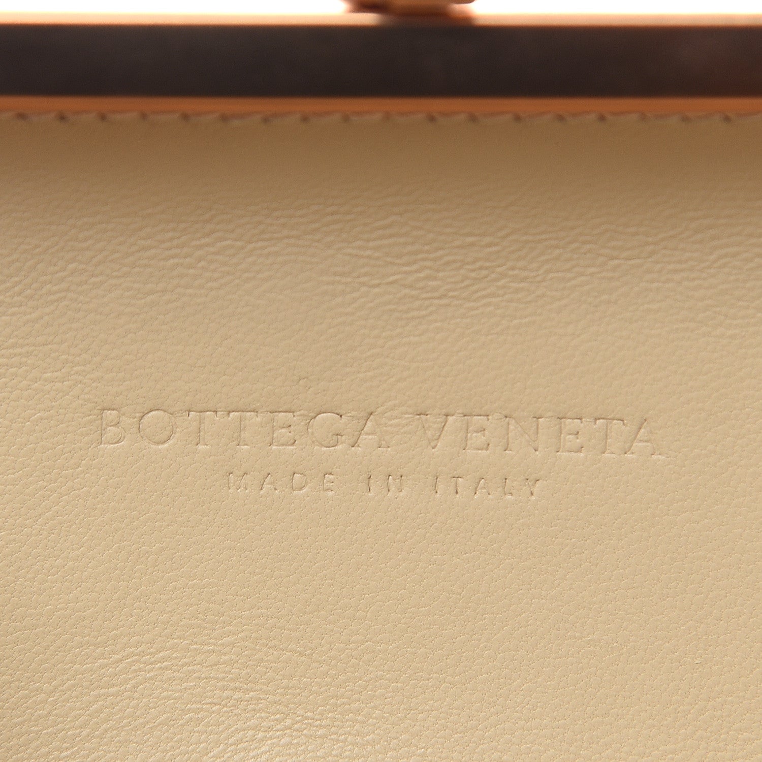 Bottega Veneta Intreccio Oro Bruciato Knot Clutch 5 of 9
