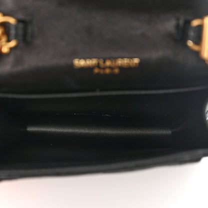 Saint Laurent Lambskin Quilted Micro Gaby Bag Black 5 of 10