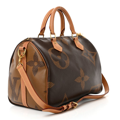 Louis Vuitton Reverse Monogram Giant Speedy Bandouliere 30 3 of 12