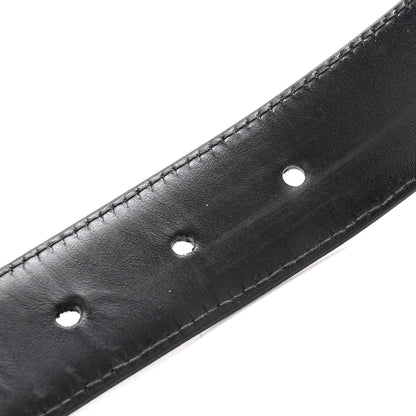 Prada Saffiano Triangle Belt 100 40 Black 8 of 8