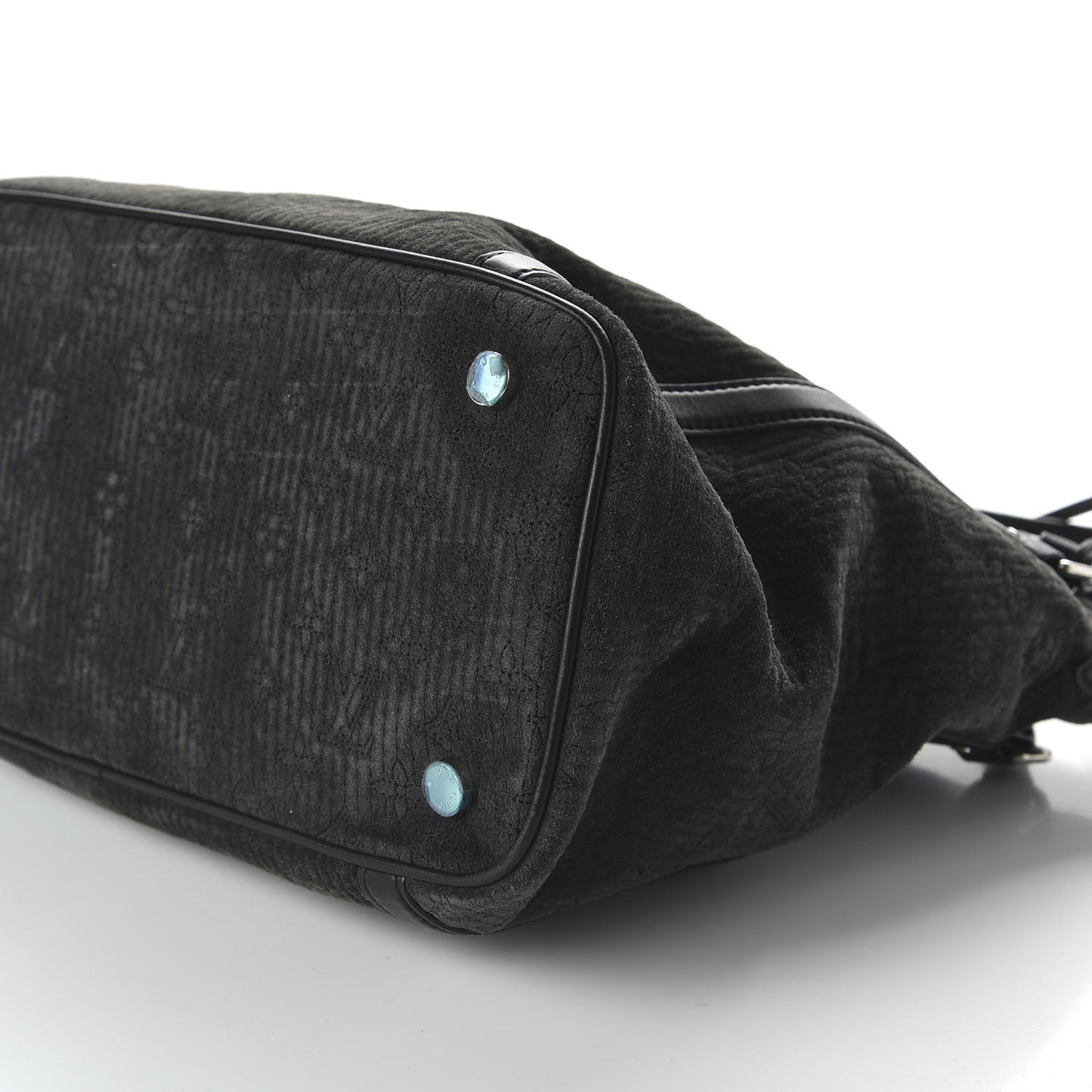 Monogram Suede Antheia IXIA MM Black