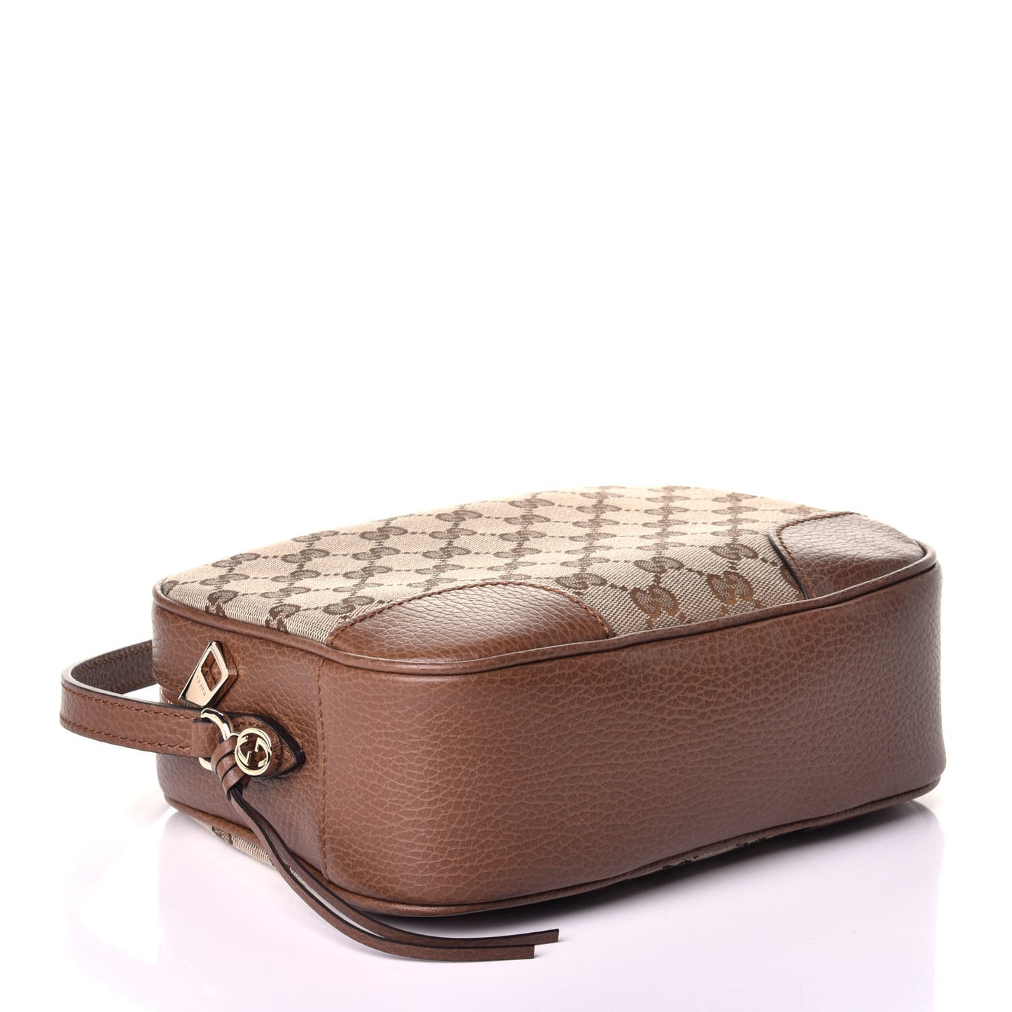 Monogram Mini Bree Messenger Bag Beige Tabacco