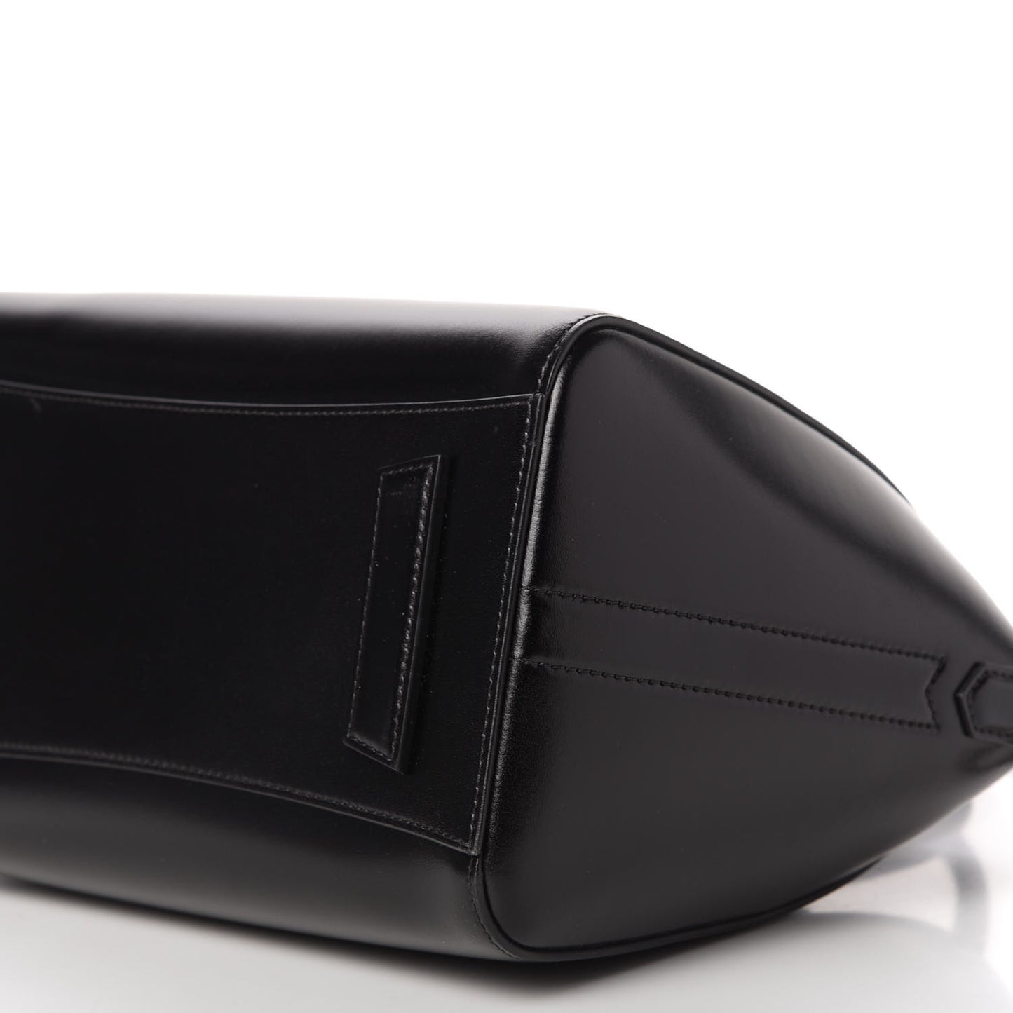 Shiny Lord Calfskin Small Antigona Black