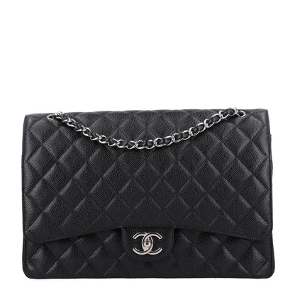Chanel Caviar Quilted Maxi Double Flap Black 1 of 9