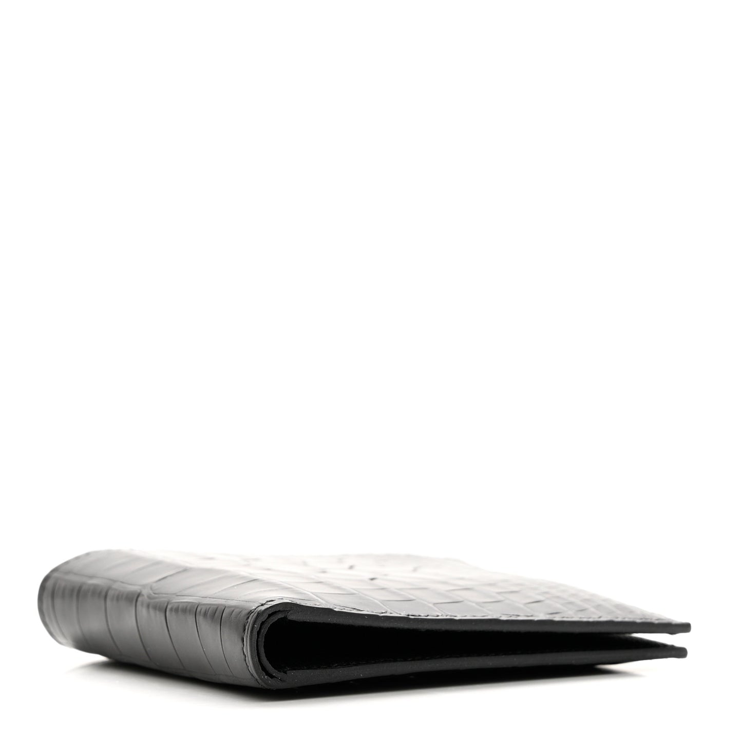 Matte Alligator MC2 Copernic Compact Wallet Black