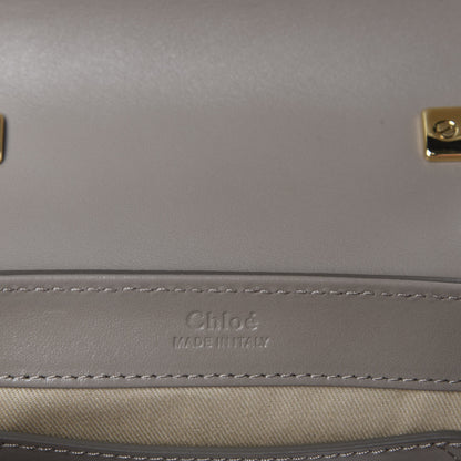 Chloe Shiny Calfskin Suede Mini C Double Carry Motty Grey 9 of 10