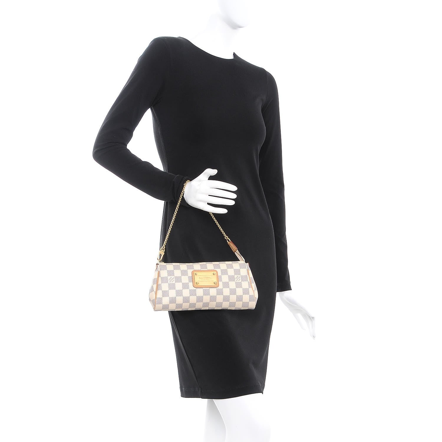 Louis Vuitton Damier Azur Eva Clutch 3 of 8