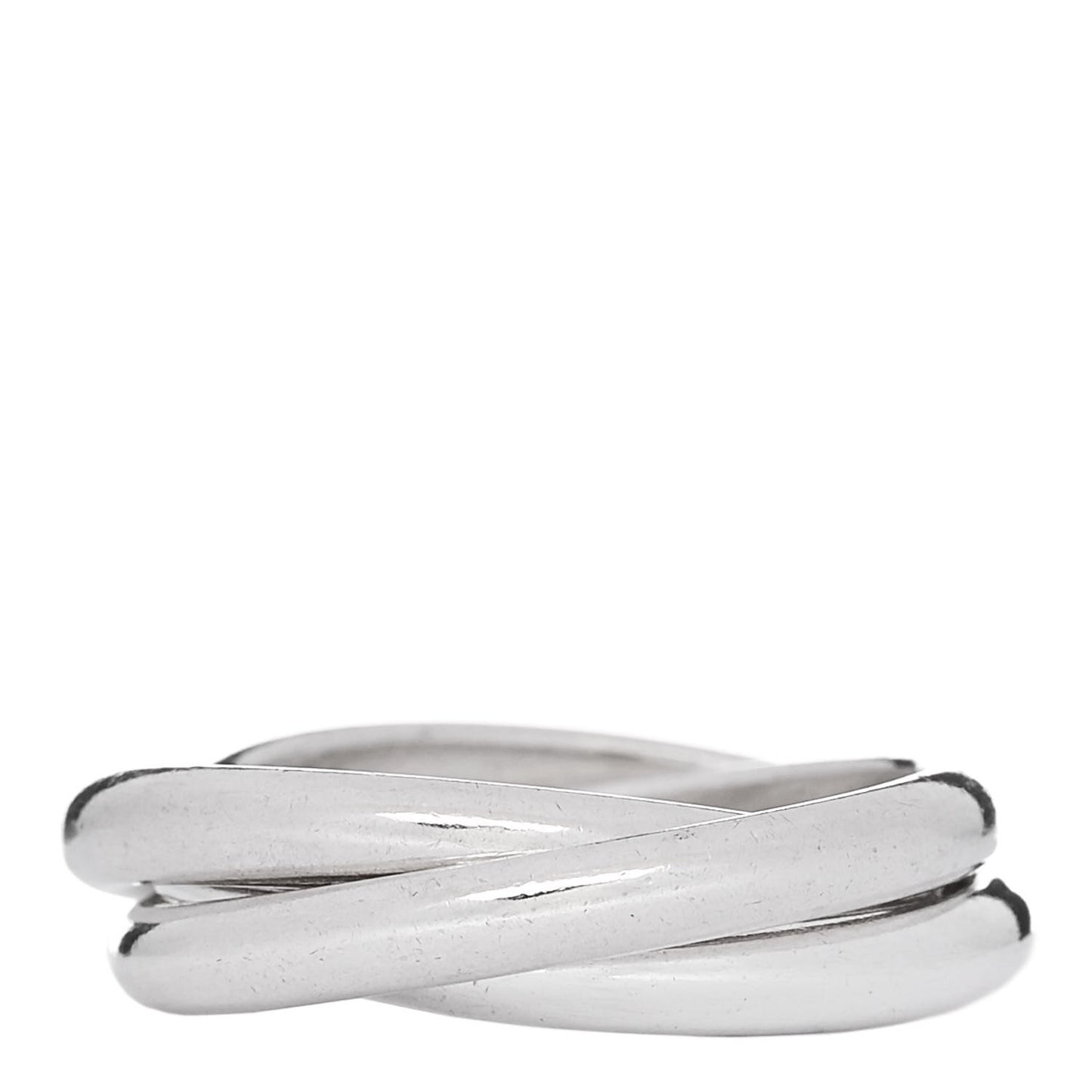 Sterling Silver Interlocking Ring 53 6.5