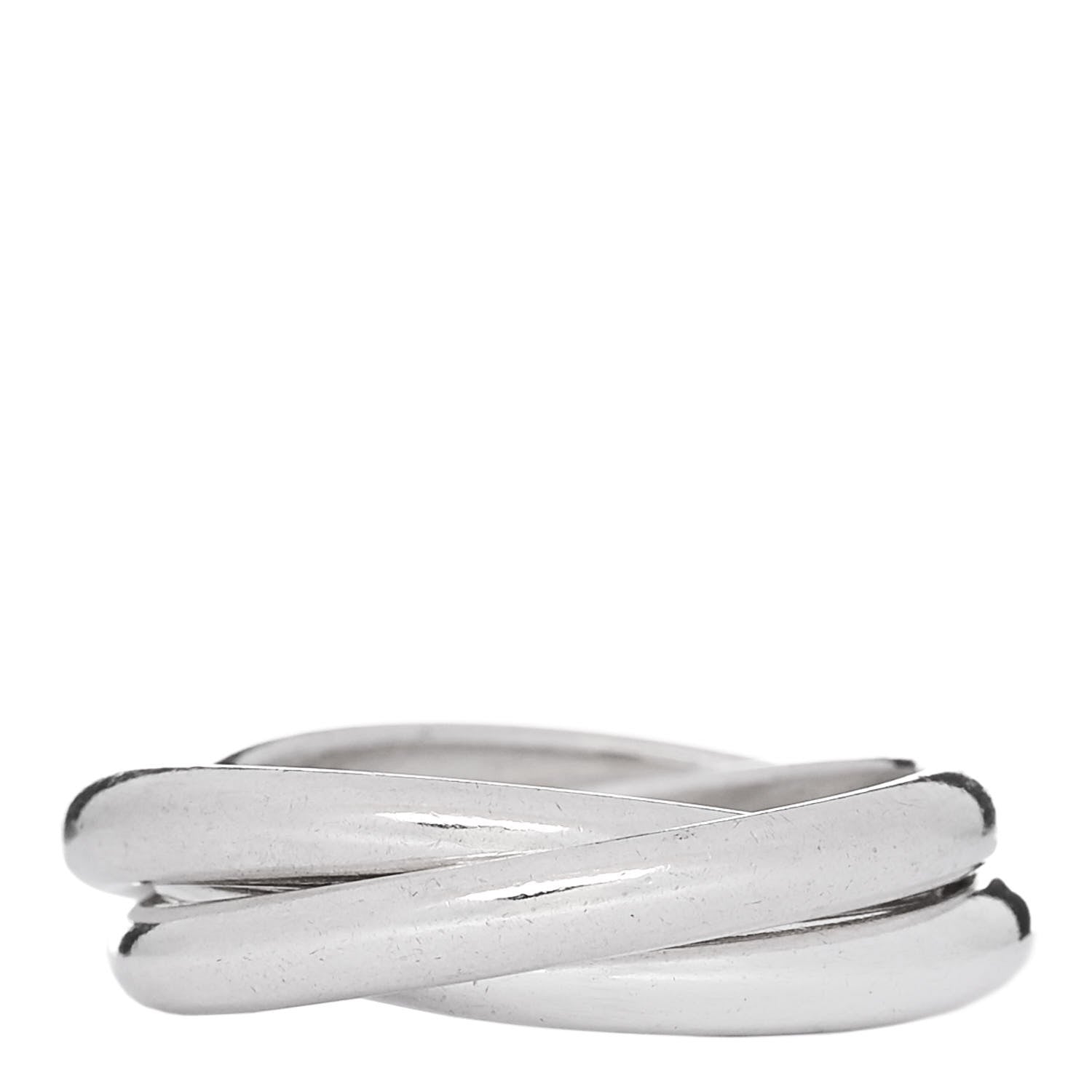 Tiffany Sterling Silver Interlocking Ring 53 6.5 3 of 4