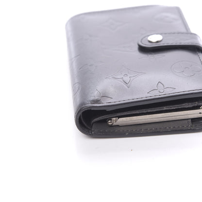 Louis Vuitton Mat Monogram French Purse Wallet Black 11 of 12