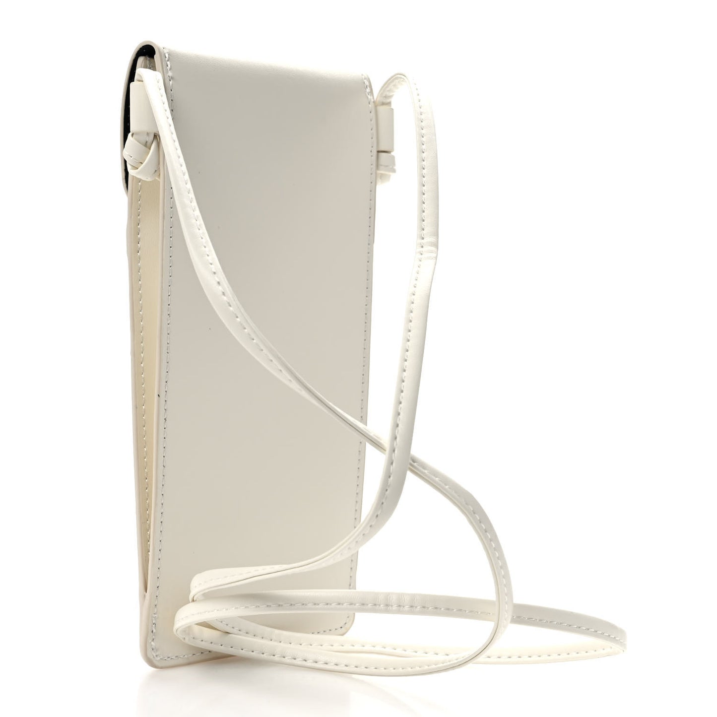 Smooth Calfskin Sunglasses Pouch White