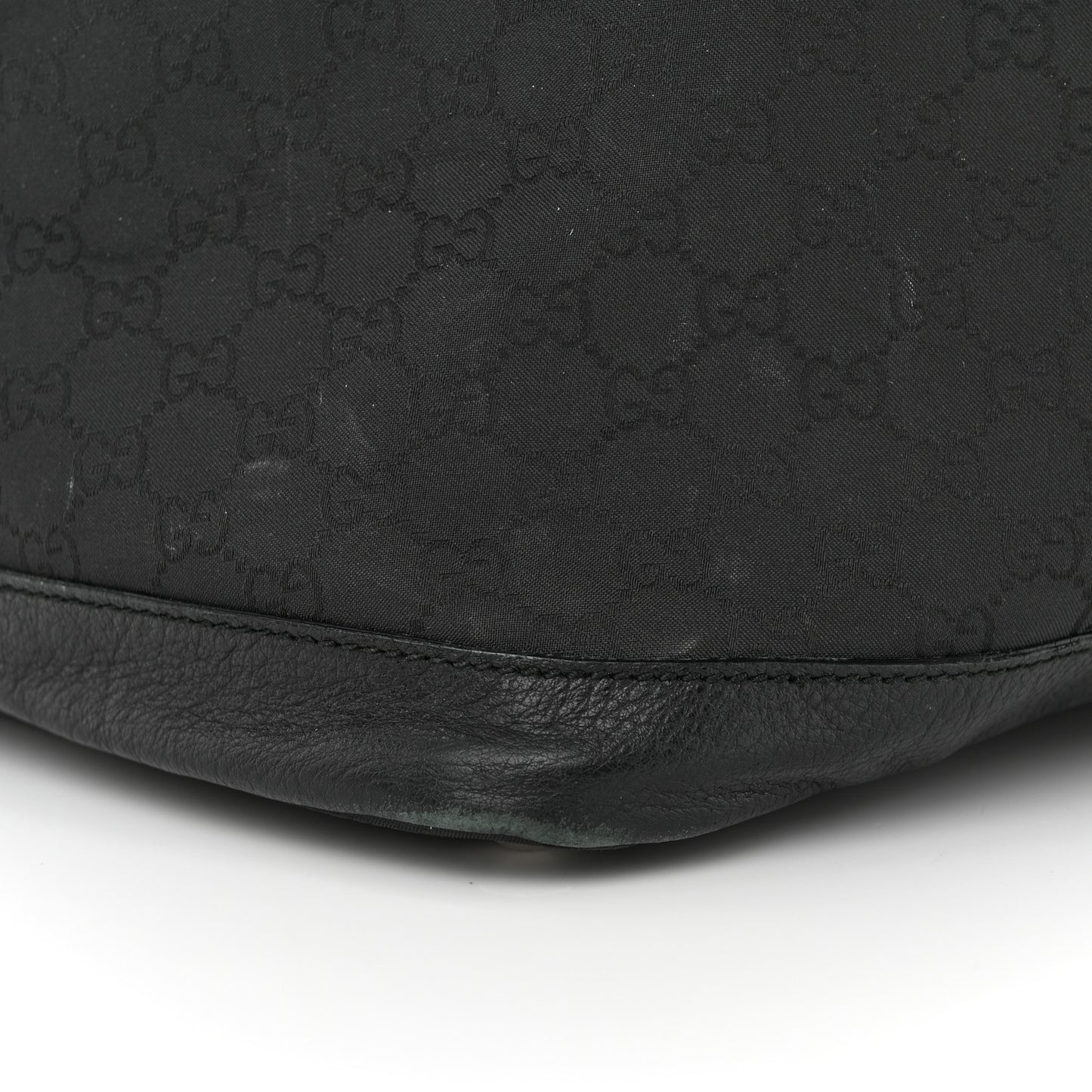 Nylon Monogram Travel Hobo Black