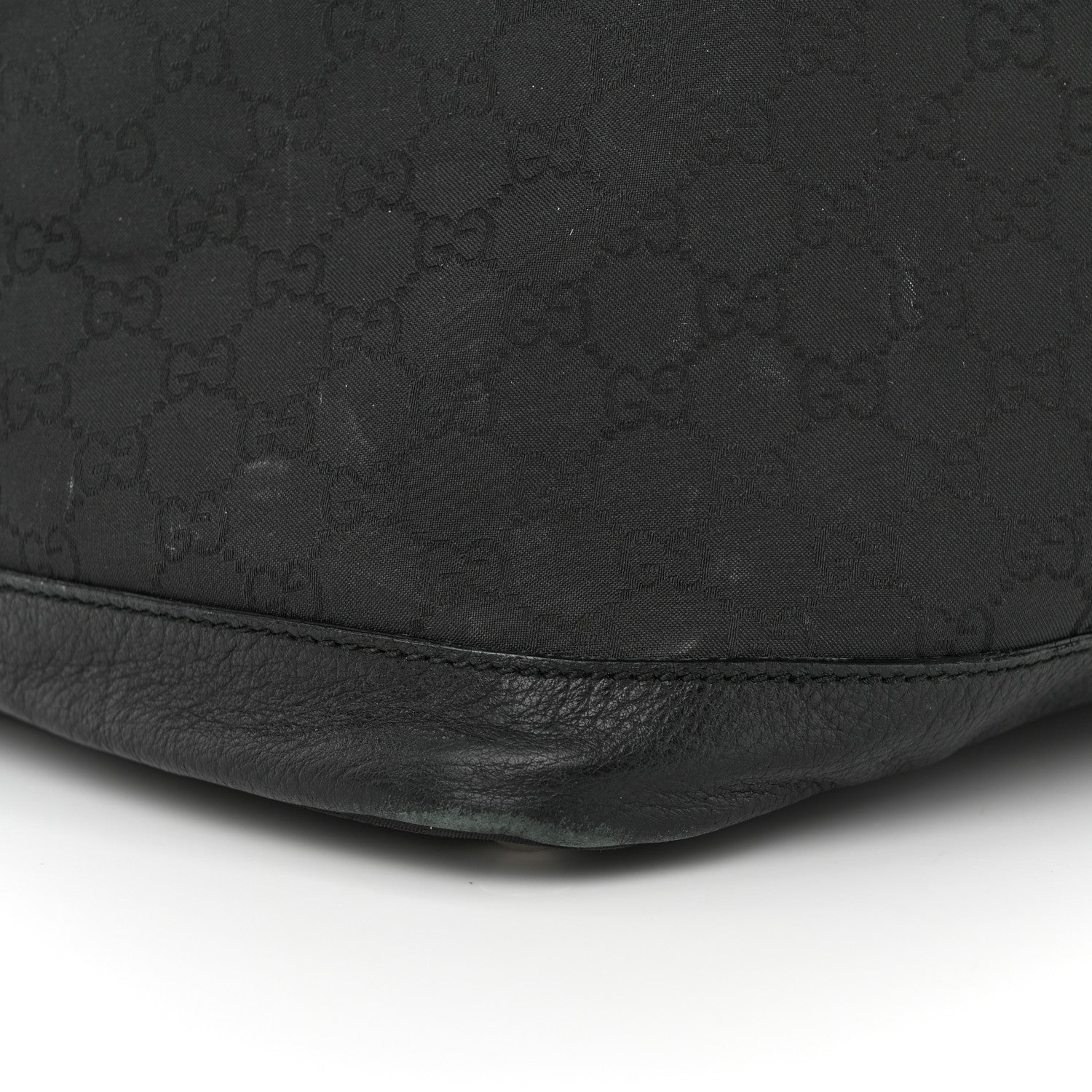 Gucci Nylon Monogram Travel Hobo Black 12 of 15