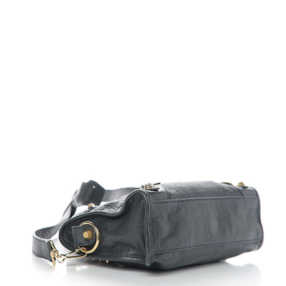Balenciaga Agneau Giant 12 Gold Hardware Mini City Anthracite 3 of 8