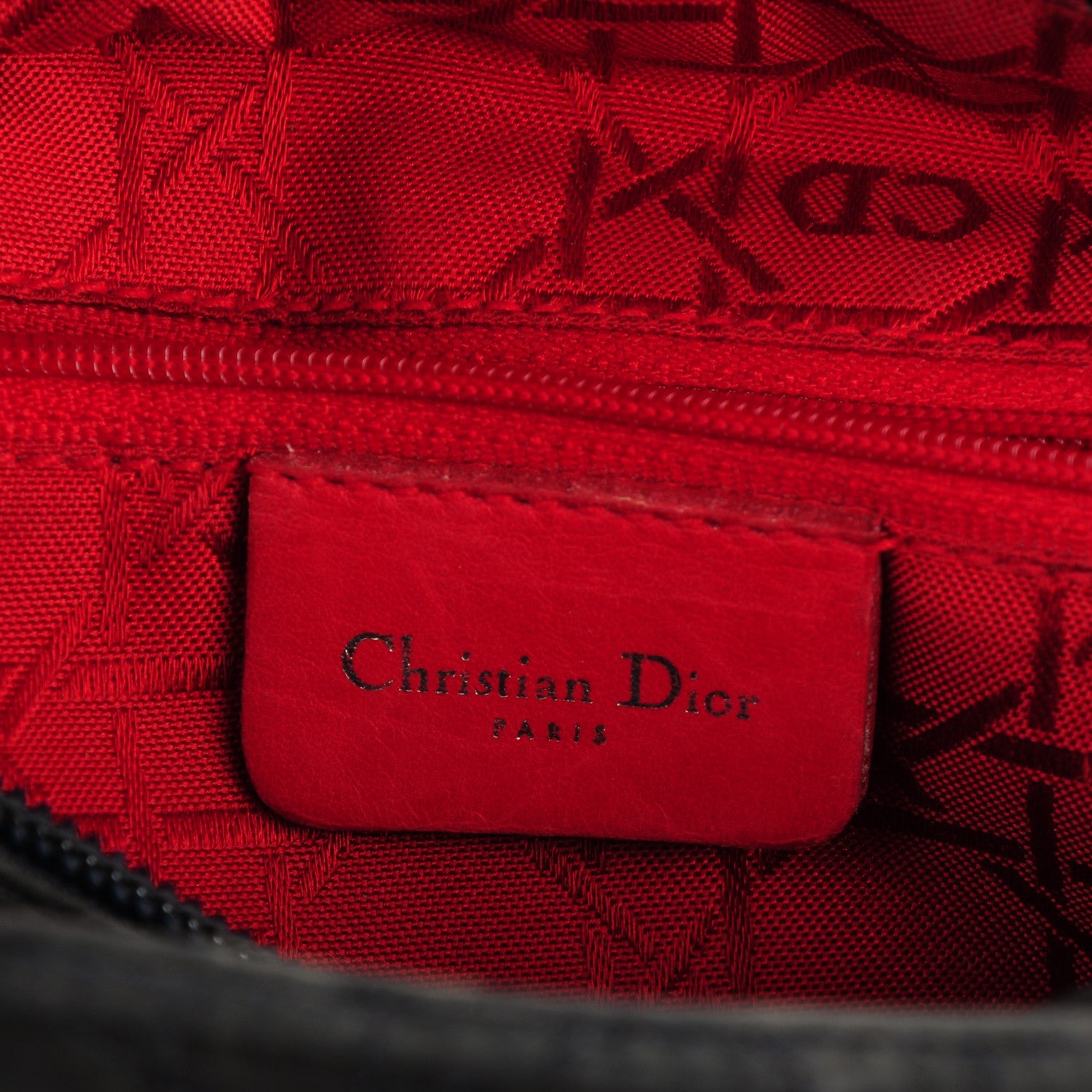 Christian Dior Nylon Cannage Medium Lady Dior Navy 6 of 8