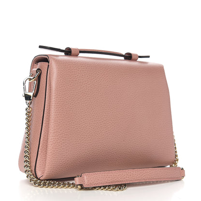 Gucci Dollar Calfskin Interlocking G Top Handle Shoulder Bag Soft Pink 2 of 10
