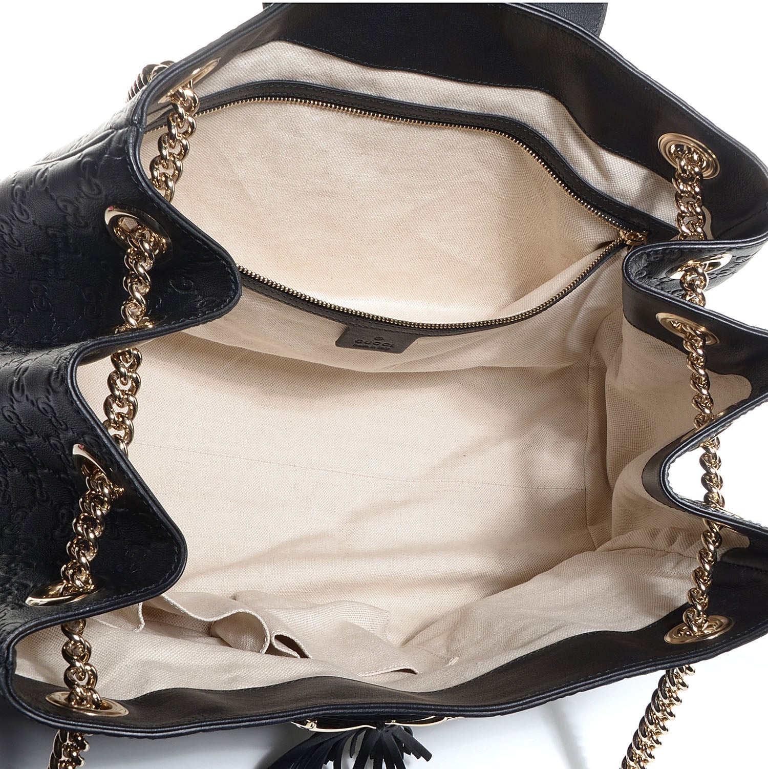 Gucci Guccissima Medium Emily Shoulder Bag Black 5 of 8