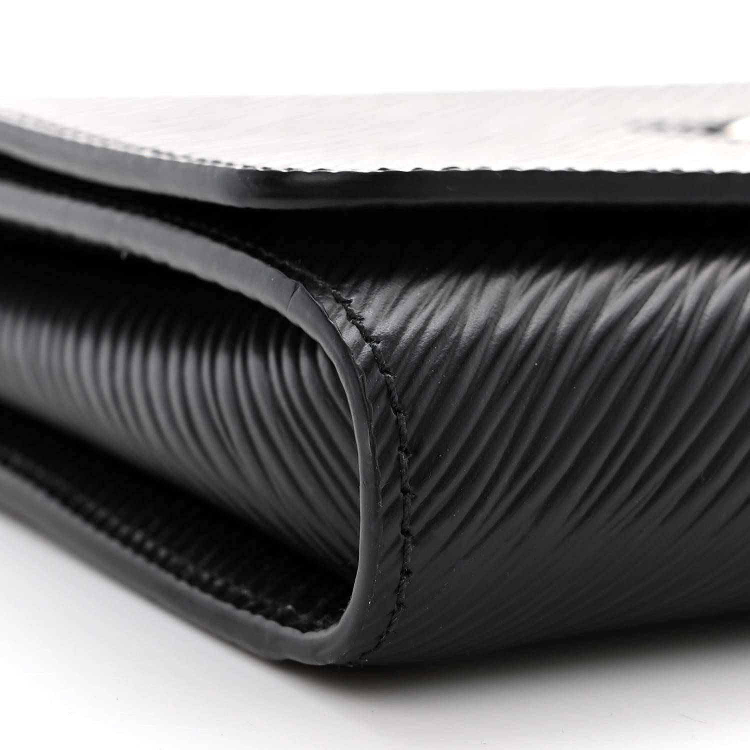 Louis Vuitton Epi Twist Chain Wallet Black 9 of 12