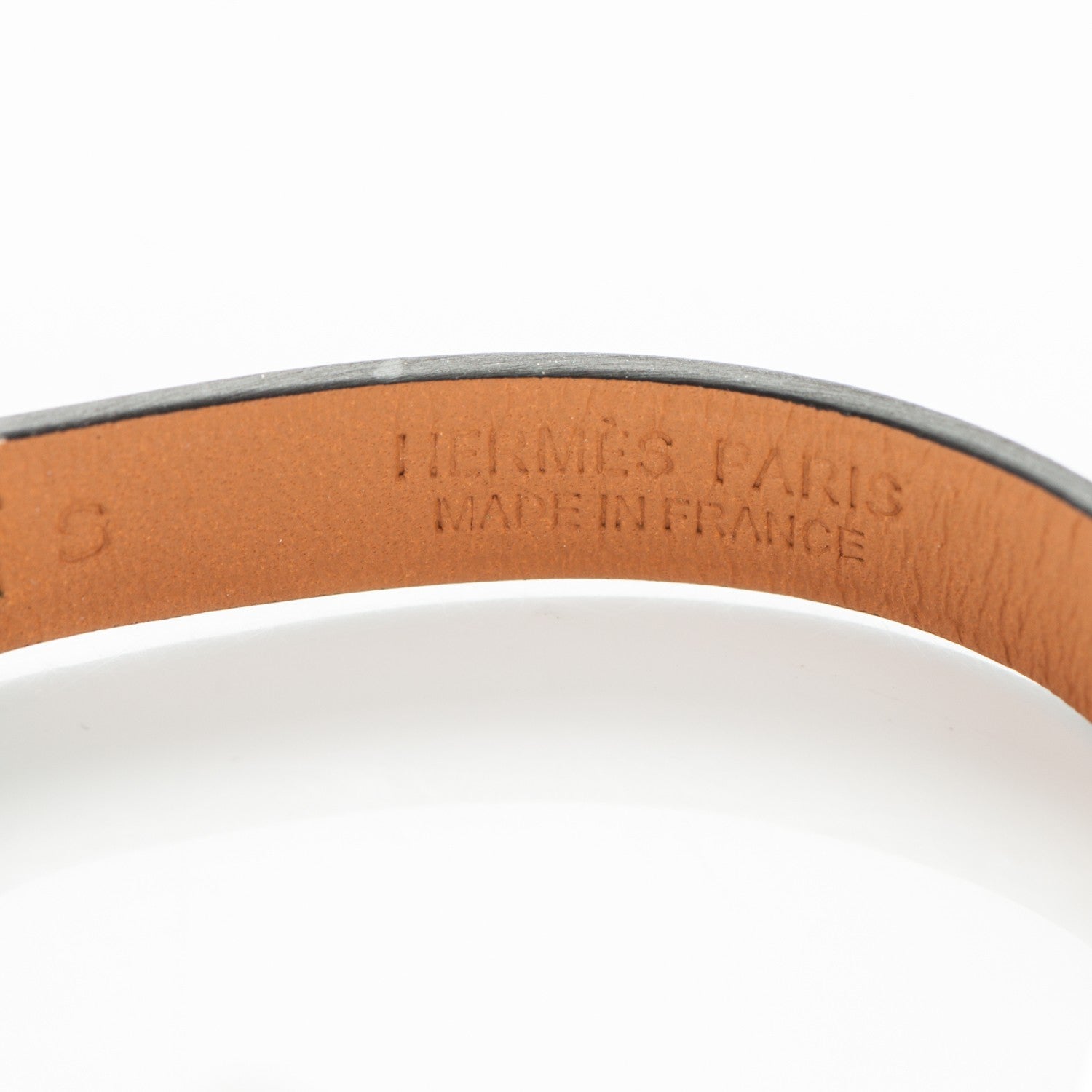 Hermes Veau Swift Micro Rivale Bracelet S Bambou 4 of 5