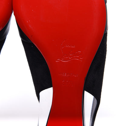 Christian Louboutin Nappa Patent Degradama Slingback Flats 39.5 Black 10 of 10