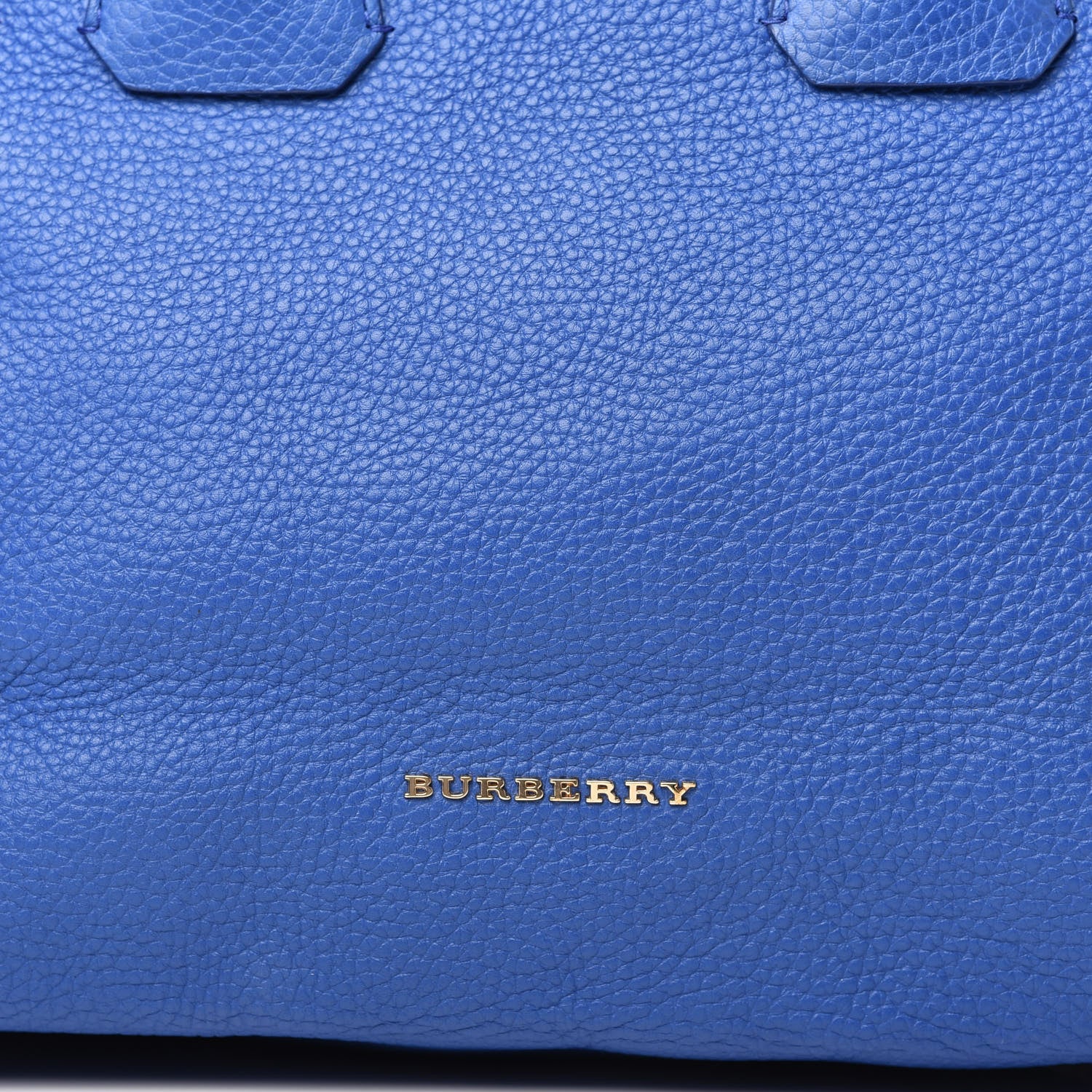 Burberry London Grainy Calfskin Medium Greenwood Bowling Bag Brilliant Blue 10 of 10