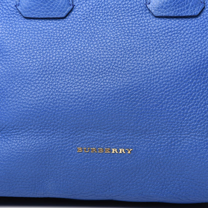 Burberry London Grainy Calfskin Medium Greenwood Bowling Bag Brilliant Blue 10 of 10