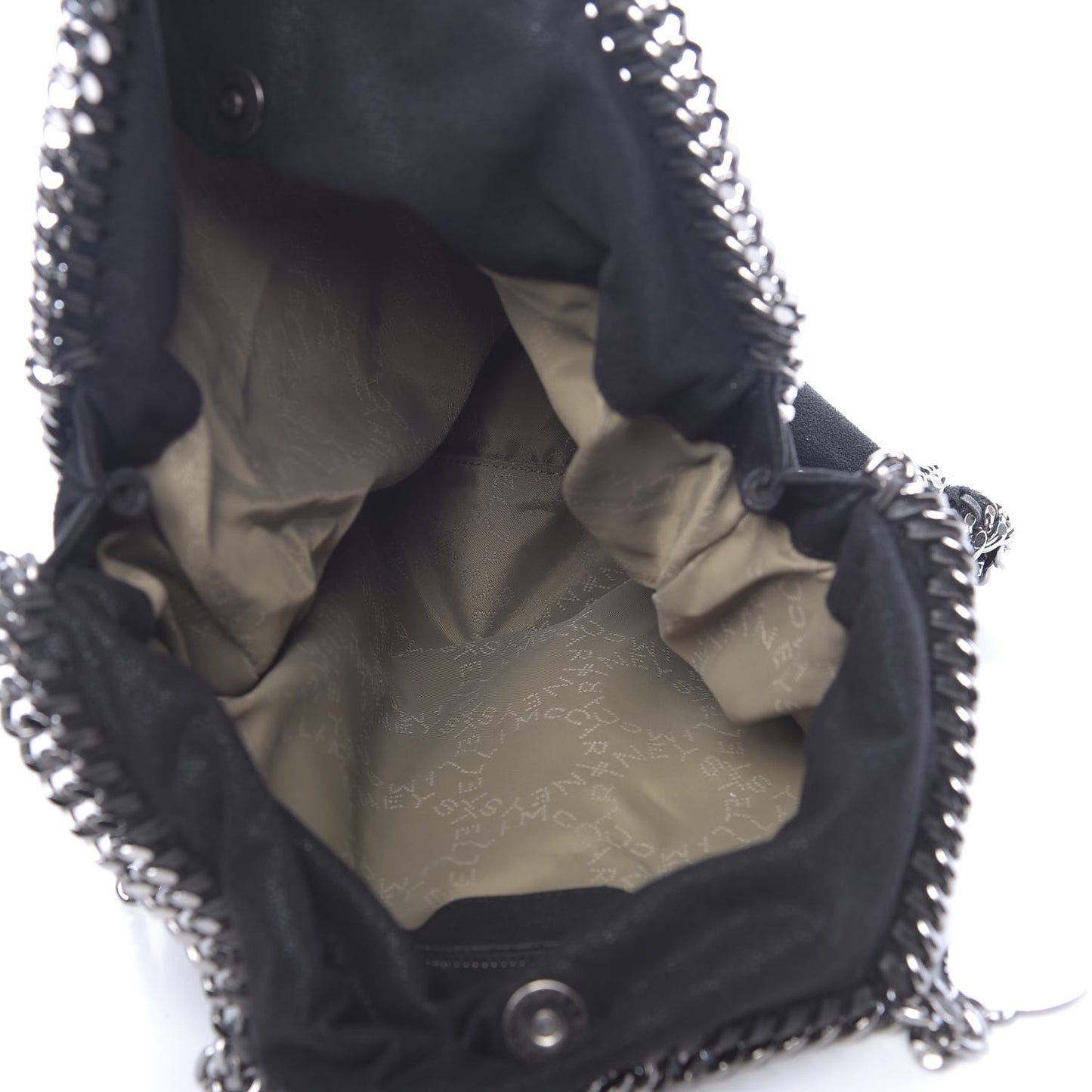 Shaggy Deer Falabella Fold Over Tote Black