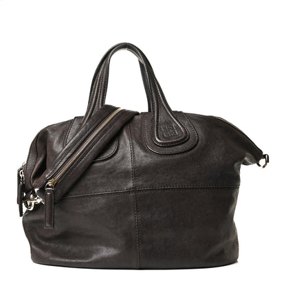 Givenchy Wrinkled Lambskin Medium Nightingale Dark Brown 1 of 22