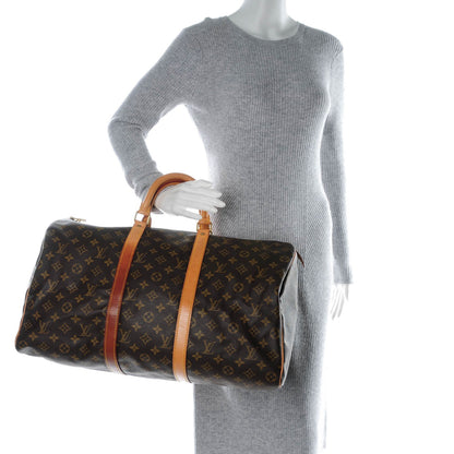 Louis Vuitton Monogram Keepall 50 2 of 9
