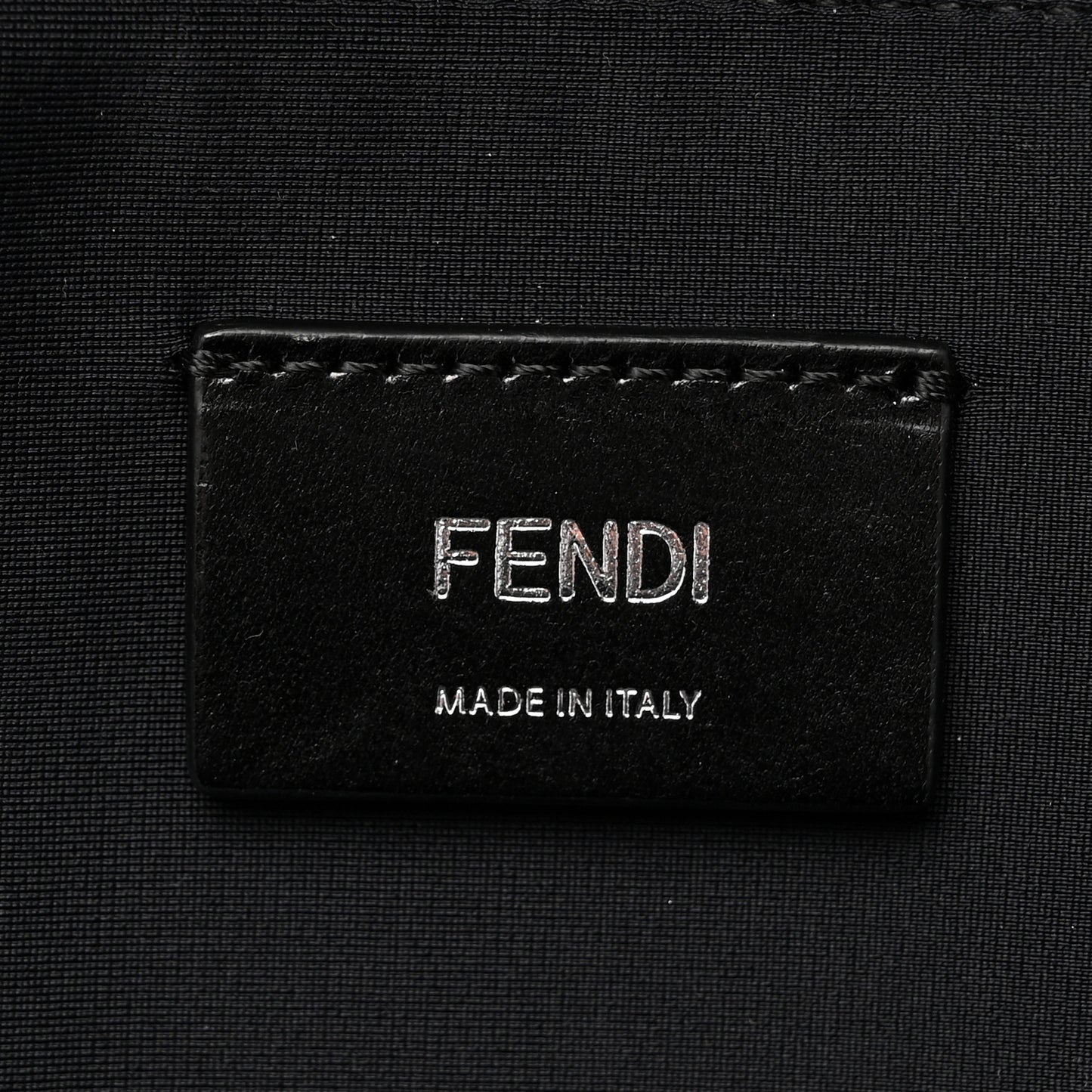 X SARAH COLEMAN Fabric Jacquard Vitello Grace Light Woven Lanyard FF Vertigo Pouch Pocket Backpack Tobacco Moro Black