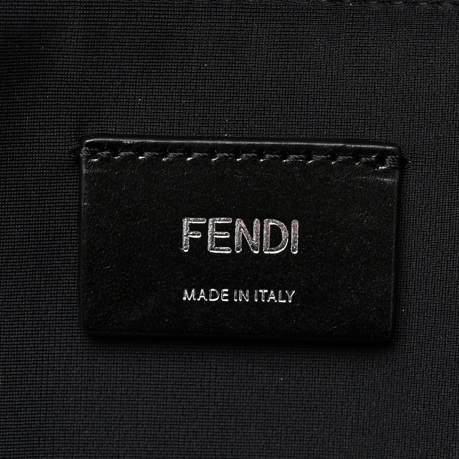 Fendi X SARAH COLEMAN Fabric Jacquard Vitello Grace Light Woven Lanyard FF Vertigo Pouch Pocket Backpack Tobacco Moro Black 6 of 10