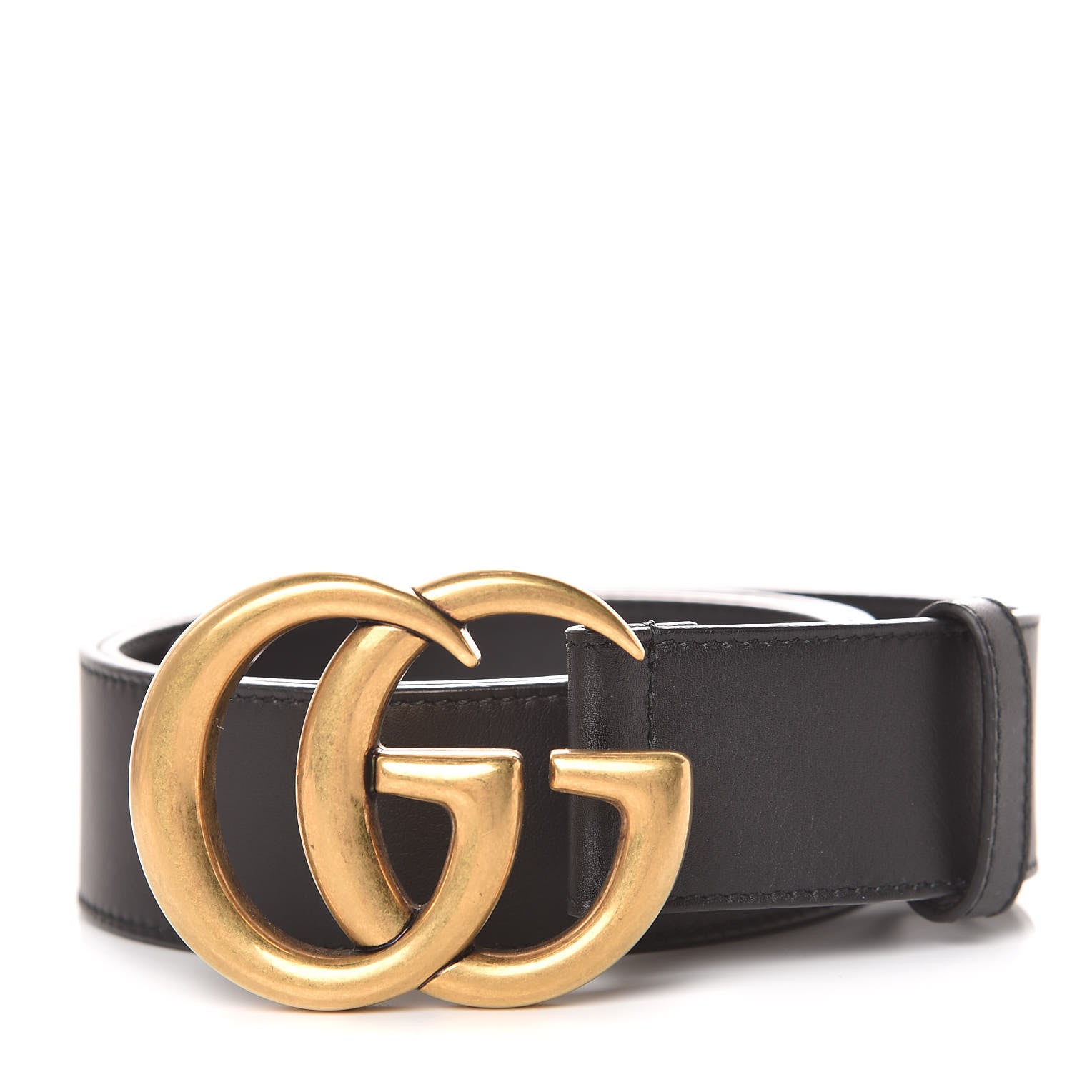 Gucci Calfskin Double G 40mm Belt 90 36 Black 1 of 6