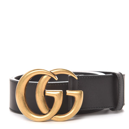 Gucci Calfskin Double G 40mm Belt 90 36 Black 1 of 6