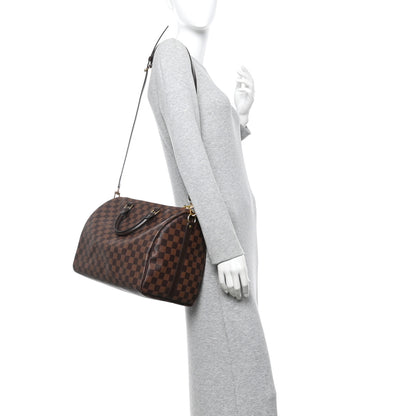 Louis Vuitton Damier Ebene Speedy Bandouliere 35 2 of 10