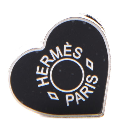 Hermes Palladium Coeur Scarf Ring Black 1 of 5