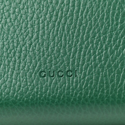 Gucci Calfskin Mini Dionysus Chain Wallet Emerald 8 of 11