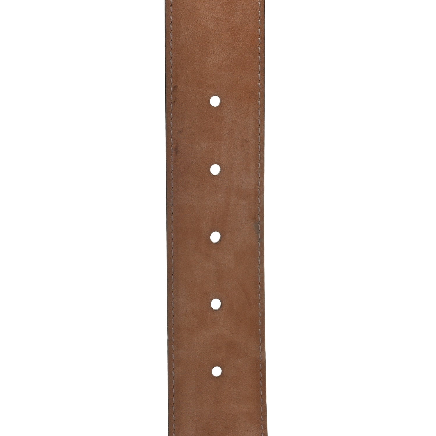 Gucci Calfskin Interlocking G 37mm Belt 70 28 Nut Brown 4 of 7